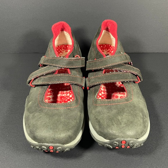 Timberland Mary Jane Outdoor Black Leather Tough Grip Women's‎ Hiking Shoes 8M - Picture 3 of 8